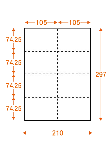 �ߥ��������ꥳ�ԡ��ѻ� ��A4�� 8ʬ�� ���������� M1800A4