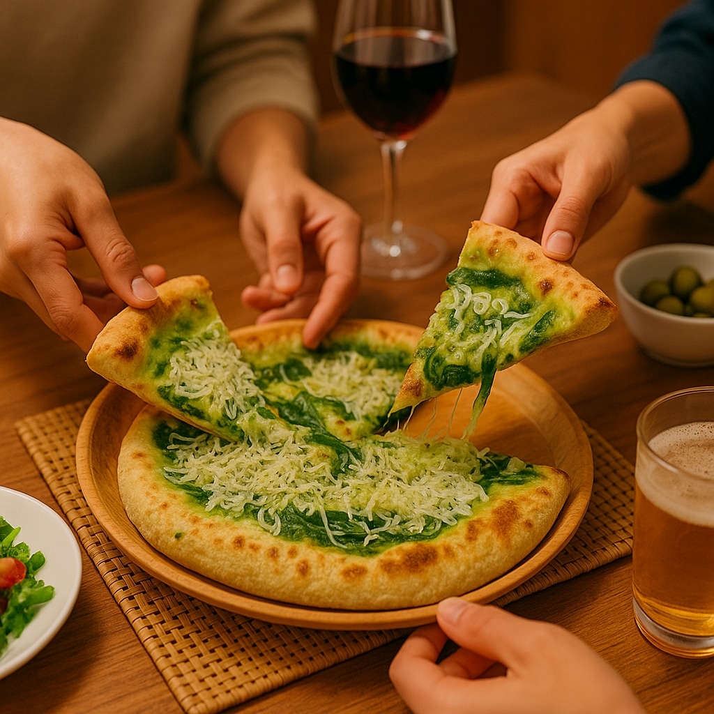 ~4代続くねぎ農家の逸品～　京都山城のねぎと国産しらすピザ