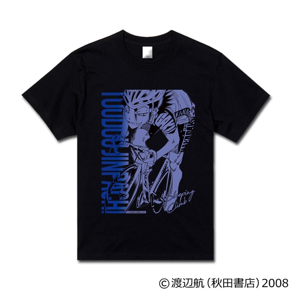 弱虫ペダル　キャラクターＴシャツ（グラデーションカラー）東堂尽八　ブラック