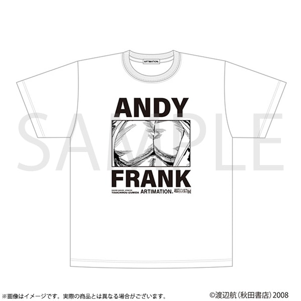 弱虫ペダル ANDY FRANK S/S TEE ホワイト L 超！弱虫ペダル展 | すべて