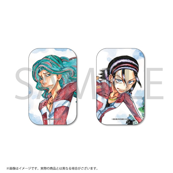 弱虫ペダル SPARE BIKE 缶バッジセット 筑士波大学／巻島＆東堂 | 弱虫