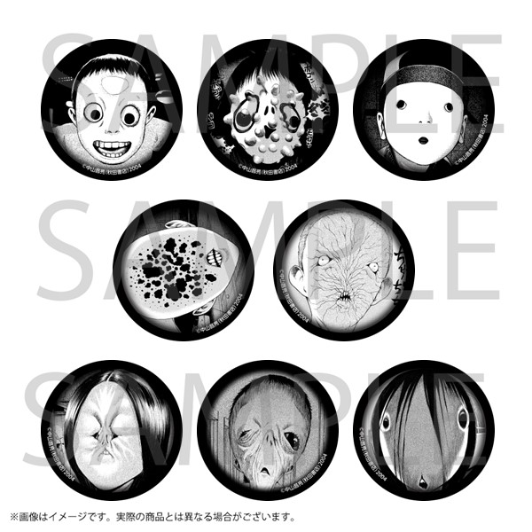 不安の種　不安の顔バッジコレクション 全8種