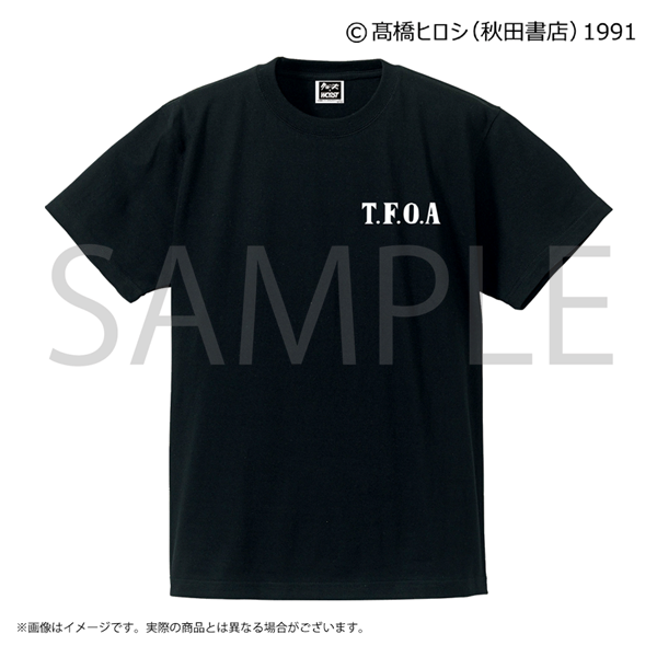 クローズ＆WORST 五代目武装戦線殴り書きドクロコットンTシャツ
