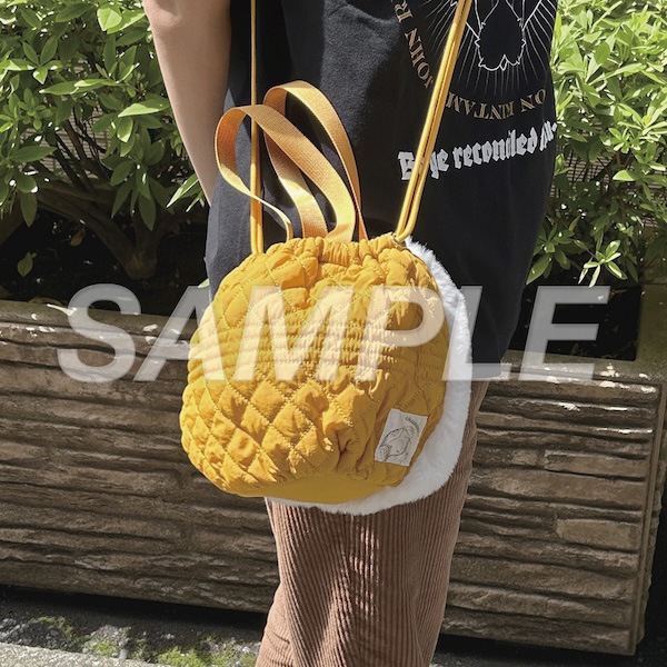 ジョンのもこもこ巾着風バッグ 吸血鬼すぐ死ぬ展