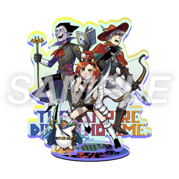 オーロラアクリルスタンド（ドラルク＆ロナルド＆ジョン＆ヒナイチ