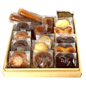 焼菓子セット 17個入り通販 Patisserie Akito