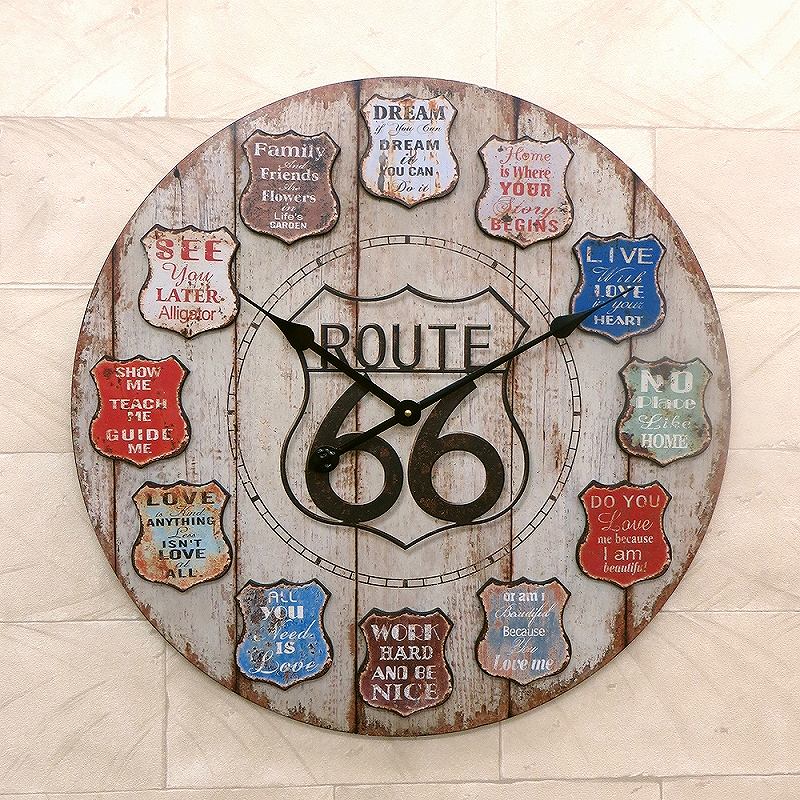 壁掛時計】アンティーククロック[ROUTE66]の卸向け通販｜秋月