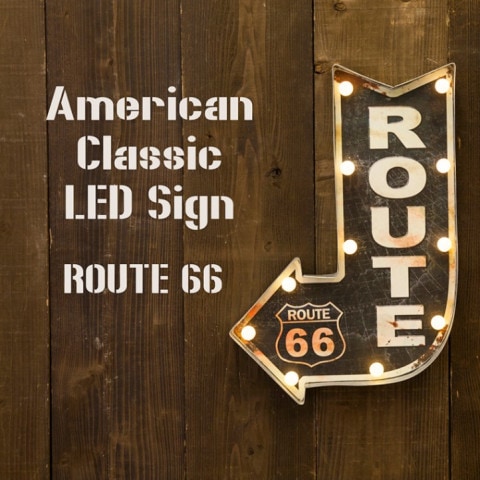 ����ꥫ�󥯥饷�å� LED Sign��ROUTE 66��