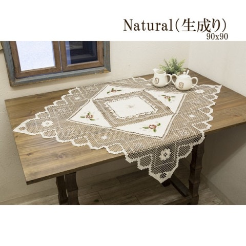 ★Ta★アンティークレースのマルチカバー（タスカニーレース） ☆Ta☆アンティークレースのマルチカバー（タスカニーレース