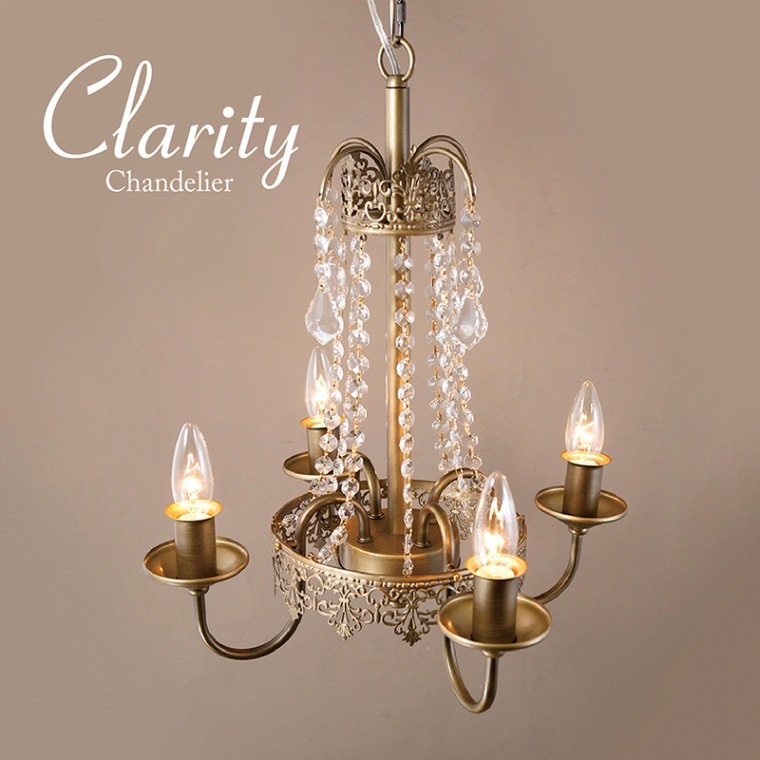 吊照明】クラリティ［シャンデリア457（4灯）］＜E12/水雷型＞の卸向け