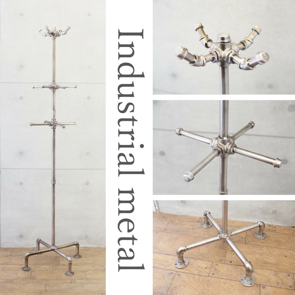 【アンティーク】ポストモダン メタルラック インダストリアル 古道具 アンティーク】ポストモダン メタルラック インダストリアル 古道具