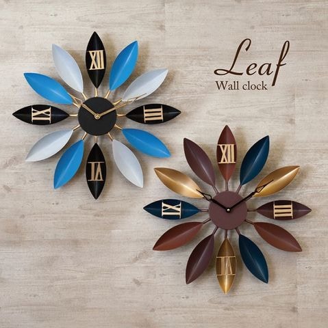 ڳݻסDecorative Wall Clock ǥƥ֥륯åLeaf