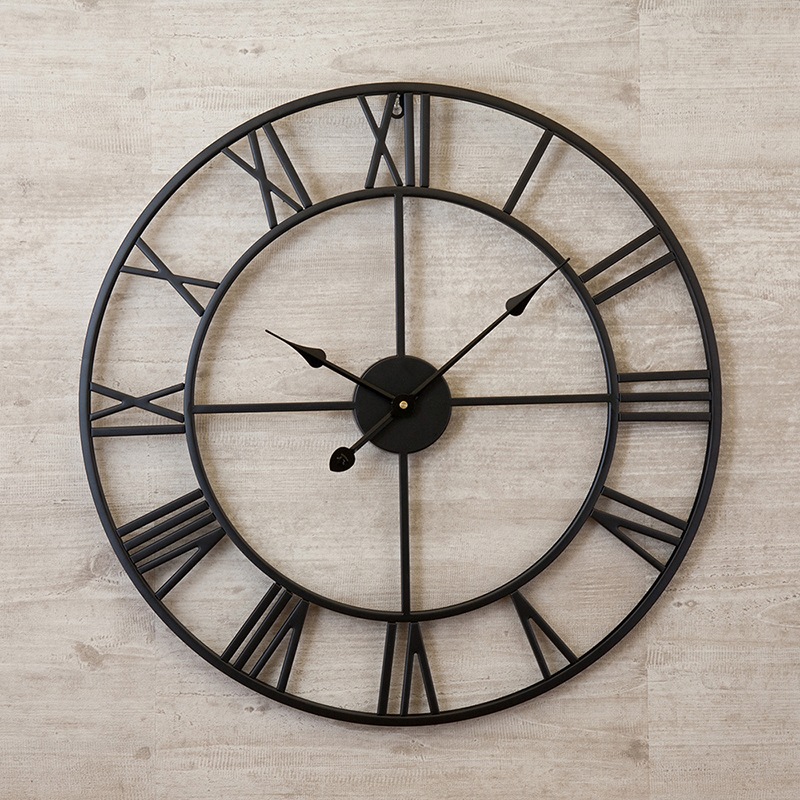 �ڳݻ��ס�Decorative Wall Clock �ǥ���ƥ��֥������륯���å���Iron Frame��