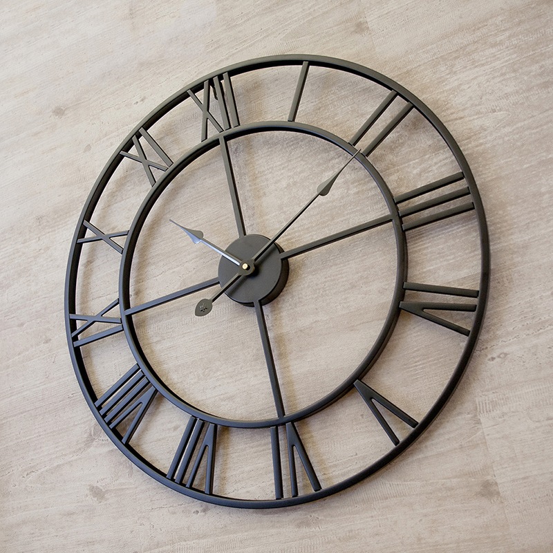 �ڳݻ��ס�Decorative Wall Clock �ǥ���ƥ��֥������륯���å���Iron Frame��
