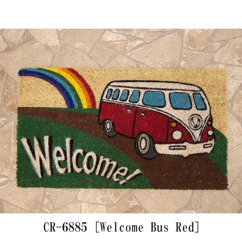 �ڸ��إޥåȡ�Coir mat �����䡼�ޥåȡ�Welcome Bus�ϡ㥢��ꥫ�󻨲ߡ�