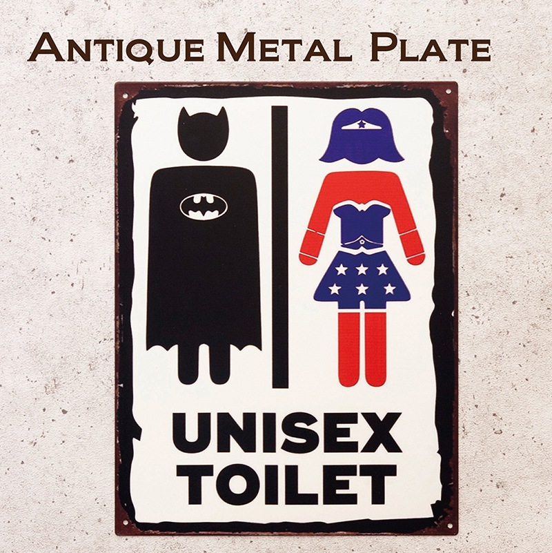 アンティークメタルプレート[UNISEX TOILET]の卸向け通販｜秋月貿易オンラインショップ
