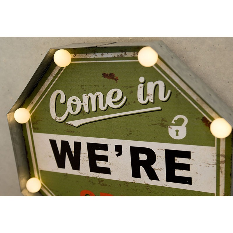 ����ꥫ�󥯥饷�å� LED Sign��Come in WE'RE OPEN��