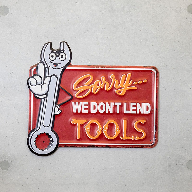 ����ꥫ�󥯥饷�å� ����ܥ��ƥ���ץ졼�� [Sorry WE DON'T LEND TOOLS]