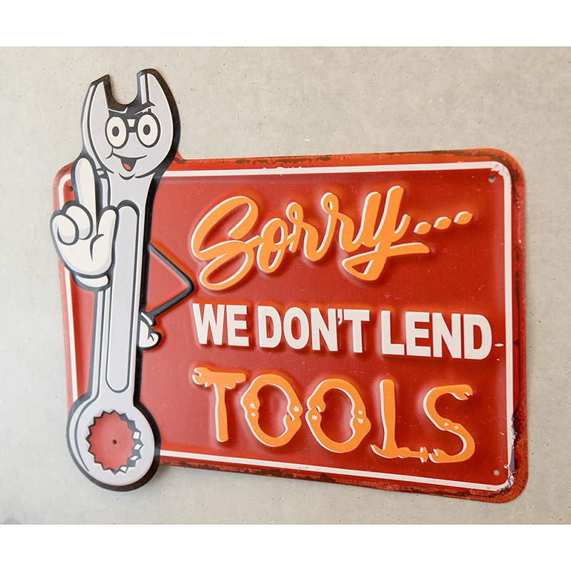 ����ꥫ�󥯥饷�å� ����ܥ��ƥ���ץ졼�� [Sorry WE DON'T LEND TOOLS]