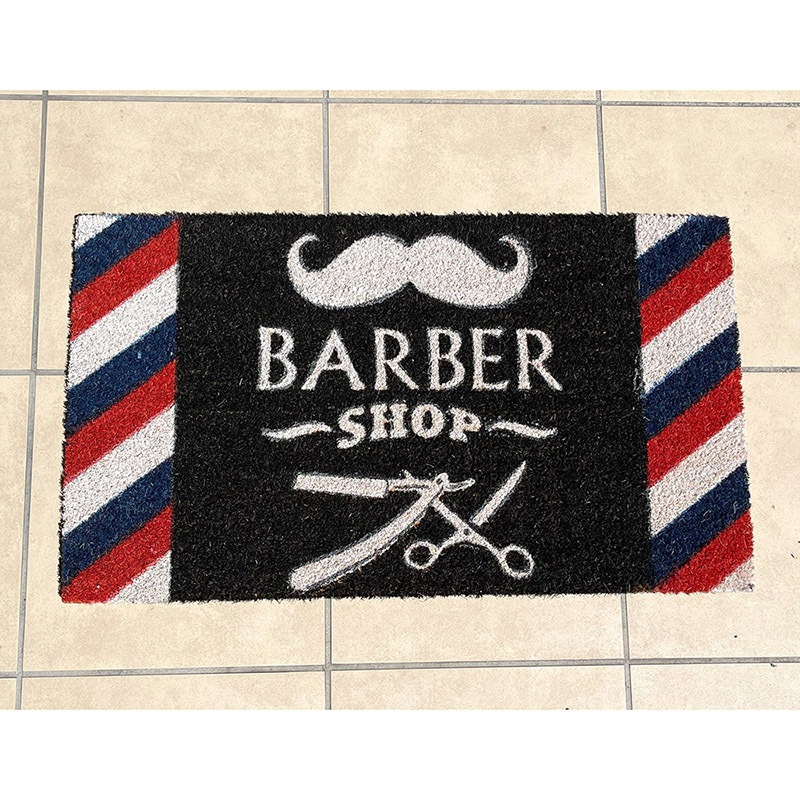 �ڸ��إޥåȡ�Coir mat �����䡼�ޥåȡ�BARBER SHOP��