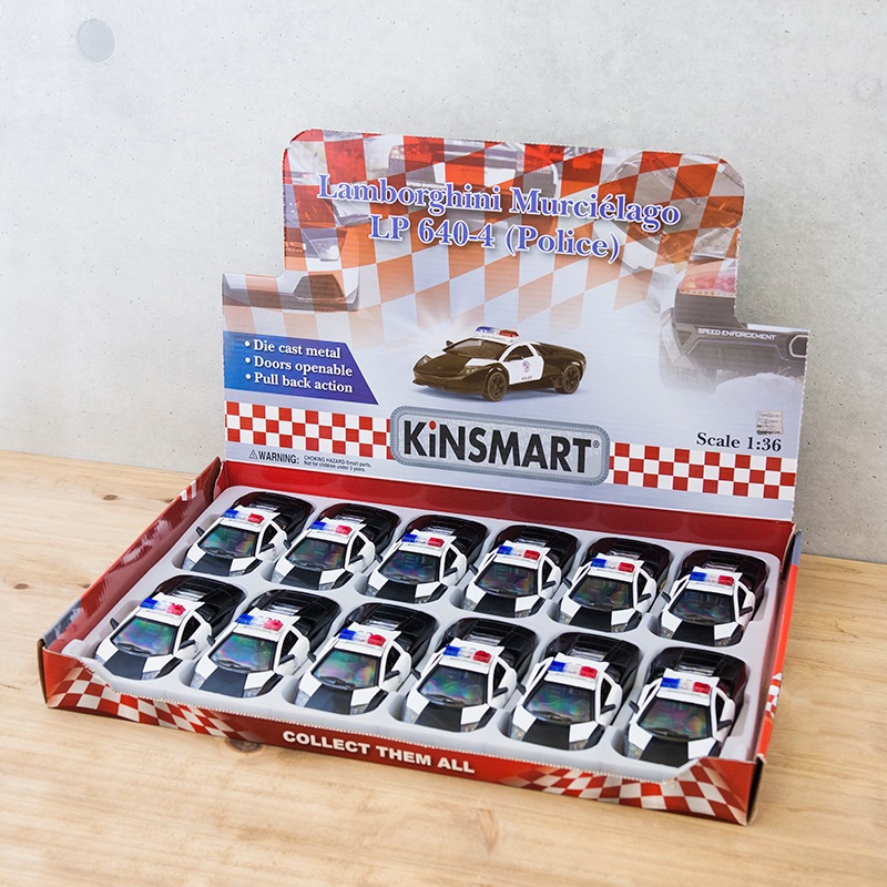 �������㥹�ȥߥ˥���(M) 5" Lamborghini Murcielago LP640 (Police) 1:36 �ڥ��å�12���