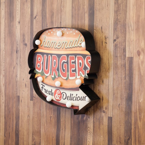 ����ꥫ�󥯥饷�å� LED Sign [BURGERS]