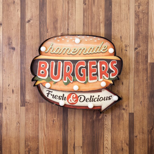 ����ꥫ�󥯥饷�å� LED Sign [BURGERS]