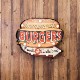 ����ꥫ�󥯥饷�å� LED Sign [BURGERS]