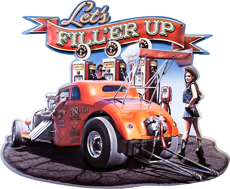 ����ƥ���������ܥ��ץ졼�� ��Let's FILL'ER UP��