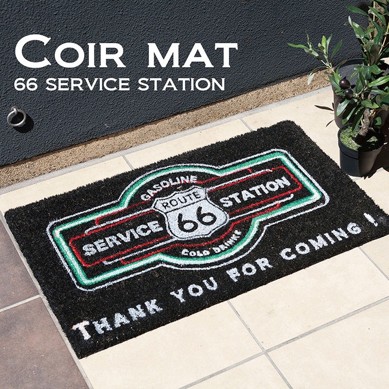 �ڸ��إޥåȡ�Coir mat �����䡼�ޥåȡ�66 SERVICE STATION��