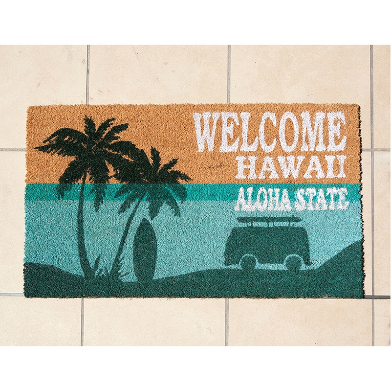 �ڸ��إޥåȡ�Coir mat �����䡼�ޥåȡ�WELCOME-HAWAII��