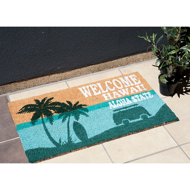 �ڸ��إޥåȡ�Coir mat �����䡼�ޥåȡ�WELCOME-HAWAII��