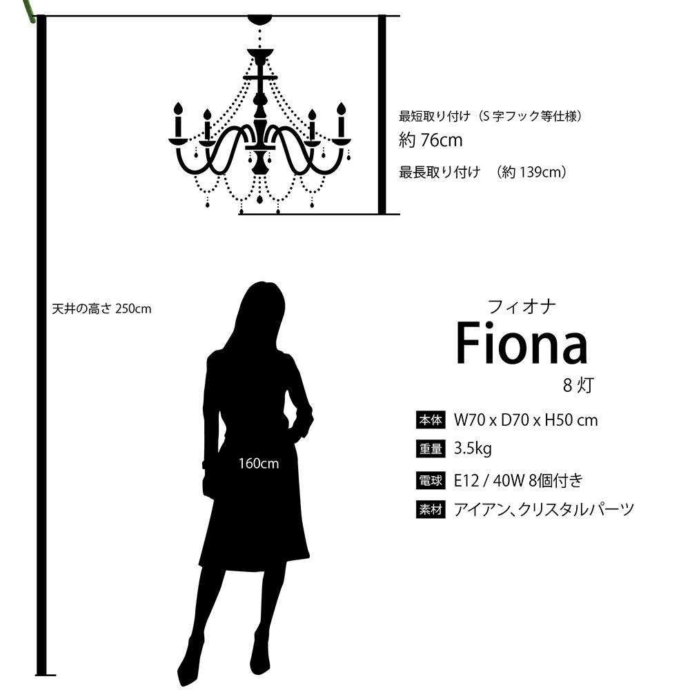 ��SALE/�߾����ۥ��ꥹ���륬�饹 �����ǥꥢ��FIONA �ե����ʡ�8���ˡϡ�E12/���뷿��