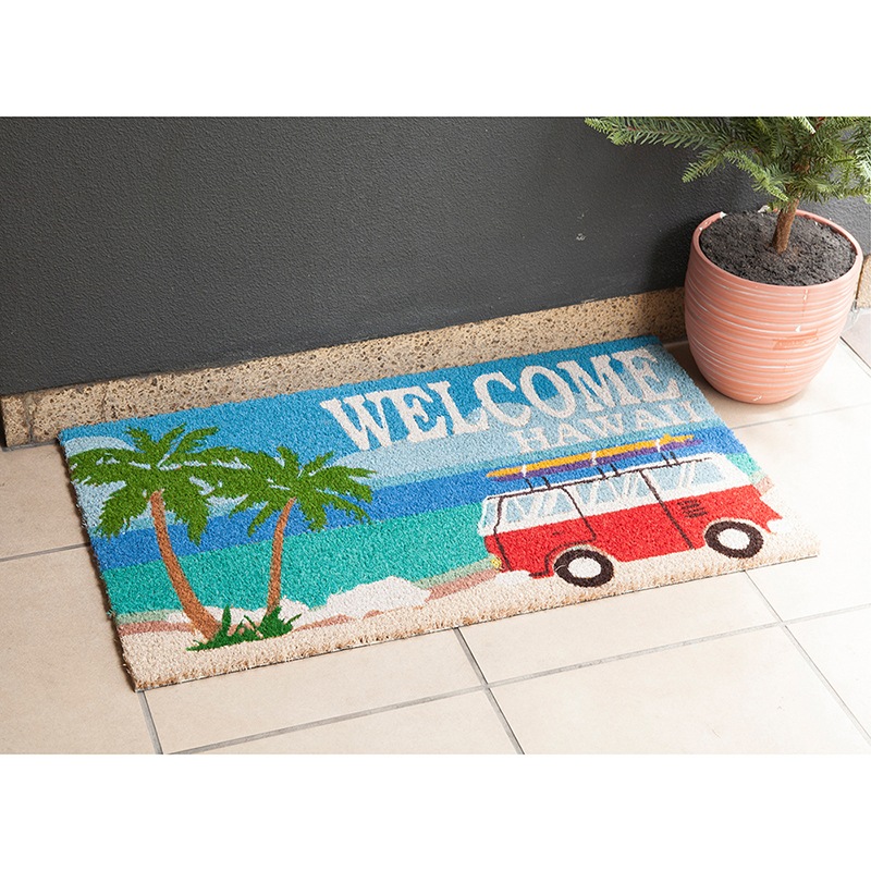�ڸ��إޥåȡ�Coir mat �����䡼�ޥåȡ�WELCOME HAWAII-2�ϡ㥢��ꥫ�󻨲ߡ�