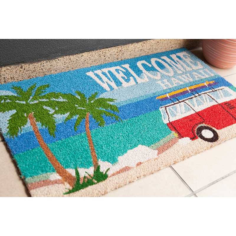 �ڸ��إޥåȡ�Coir mat �����䡼�ޥåȡ�WELCOME HAWAII-2�ϡ㥢��ꥫ�󻨲ߡ�