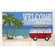 �ڸ��إޥåȡ�Coir mat �����䡼�ޥåȡ�WELCOME HAWAII-2�ϡ㥢��ꥫ�󻨲ߡ�