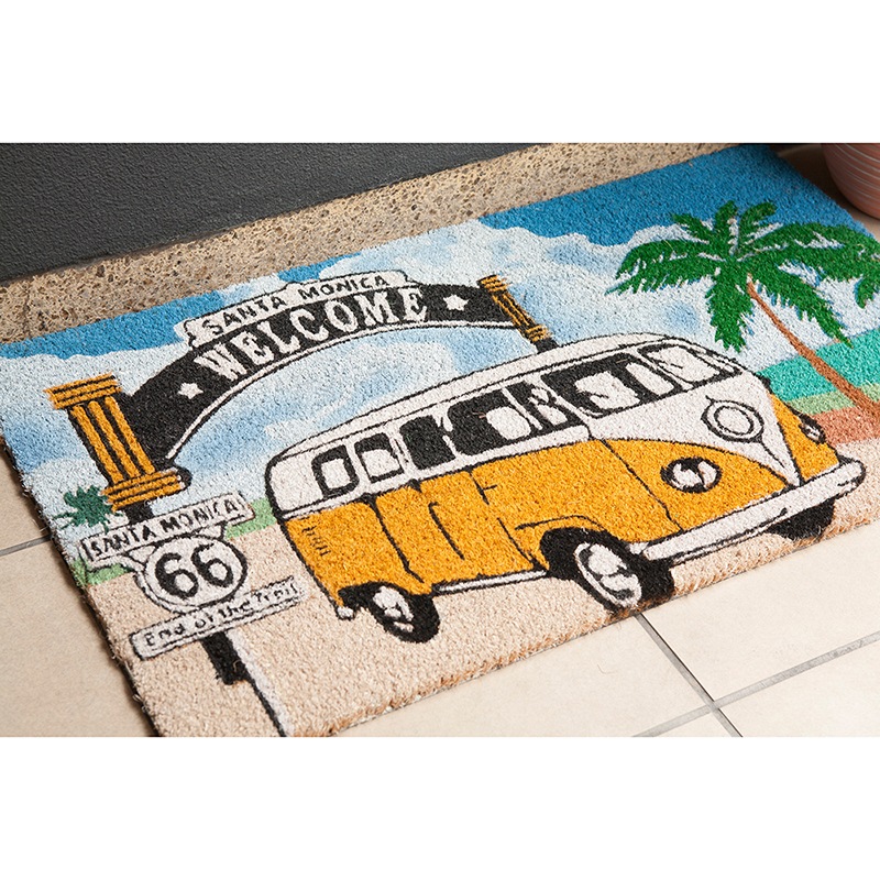 �ڸ��إޥåȡ�Coir mat �����䡼�ޥåȡ�WELCOME SANTA MONICA�ϡ㥢��ꥫ�󻨲ߡ�