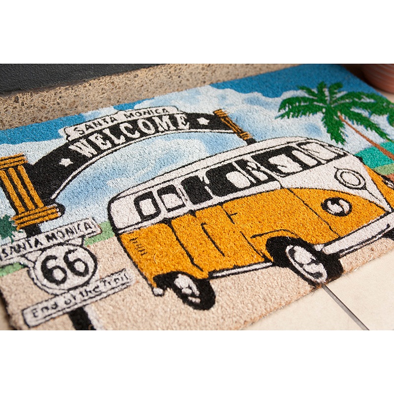 �ڸ��إޥåȡ�Coir mat �����䡼�ޥåȡ�WELCOME SANTA MONICA�ϡ㥢��ꥫ�󻨲ߡ�