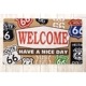 ڸإޥåȡCoir mat 䡼ޥåȡWELCOME ROUTE66ϡ㥢ꥫ󻨲ߡ