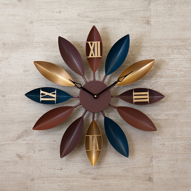 �ڳݻ��ס�Decorative Wall Clock �ǥ���ƥ��֥������륯���å���Leaf��