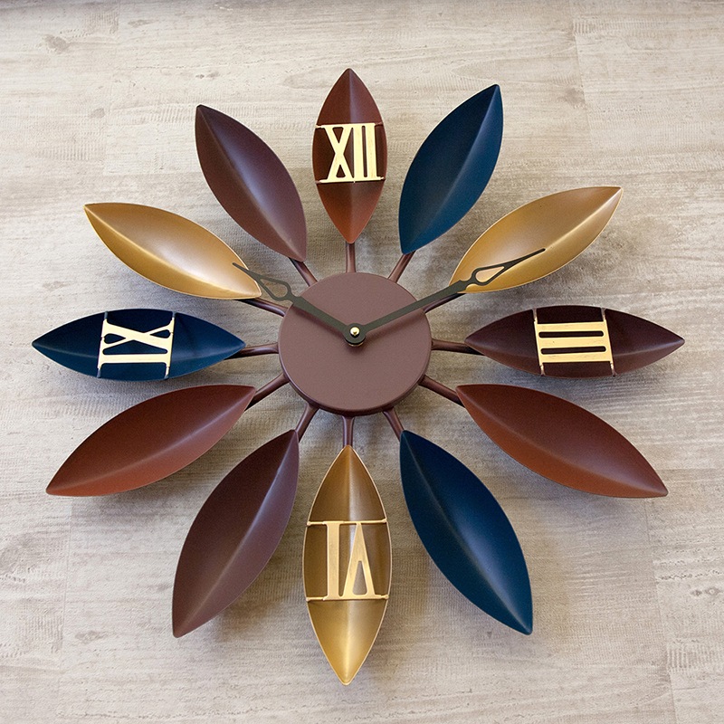 �ڳݻ��ס�Decorative Wall Clock �ǥ���ƥ��֥������륯���å���Leaf��