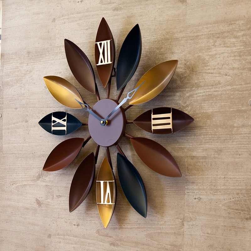 �ڳݻ��ס�Decorative Wall Clock �ǥ���ƥ��֥������륯���å���Leaf��