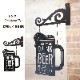 �졼�������åȥ᥿�륵����Laser Cut Metal Sign [DRINK BEER]