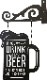 �졼�������åȥ᥿�륵����Laser Cut Metal Sign [DRINK BEER]