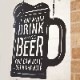 �졼�������åȥ᥿�륵����Laser Cut Metal Sign [DRINK BEER]