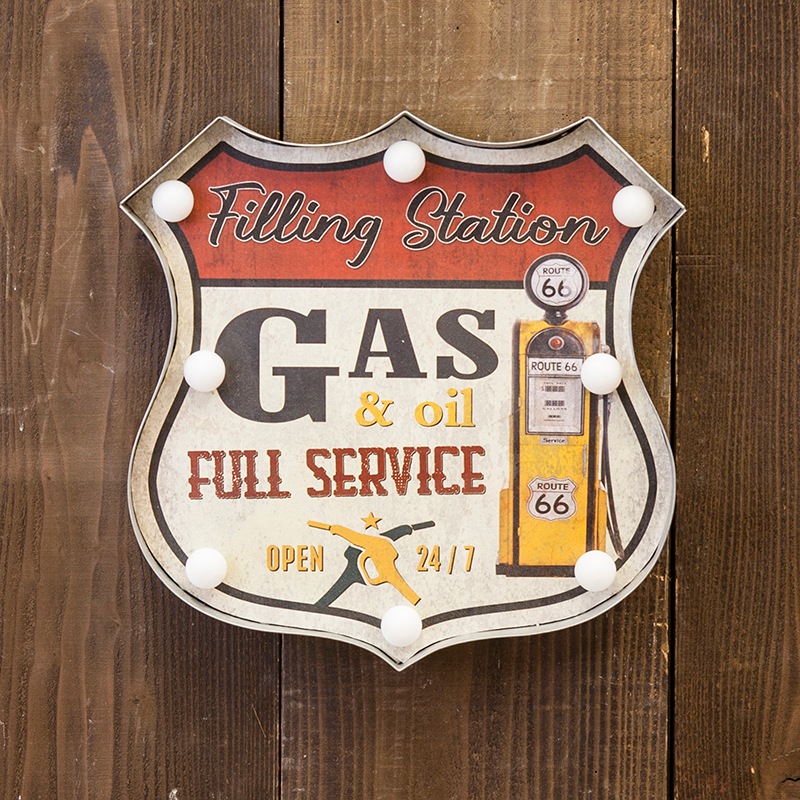 ����ꥫ�󥯥饷�å� LED Sign��GAS STATION��