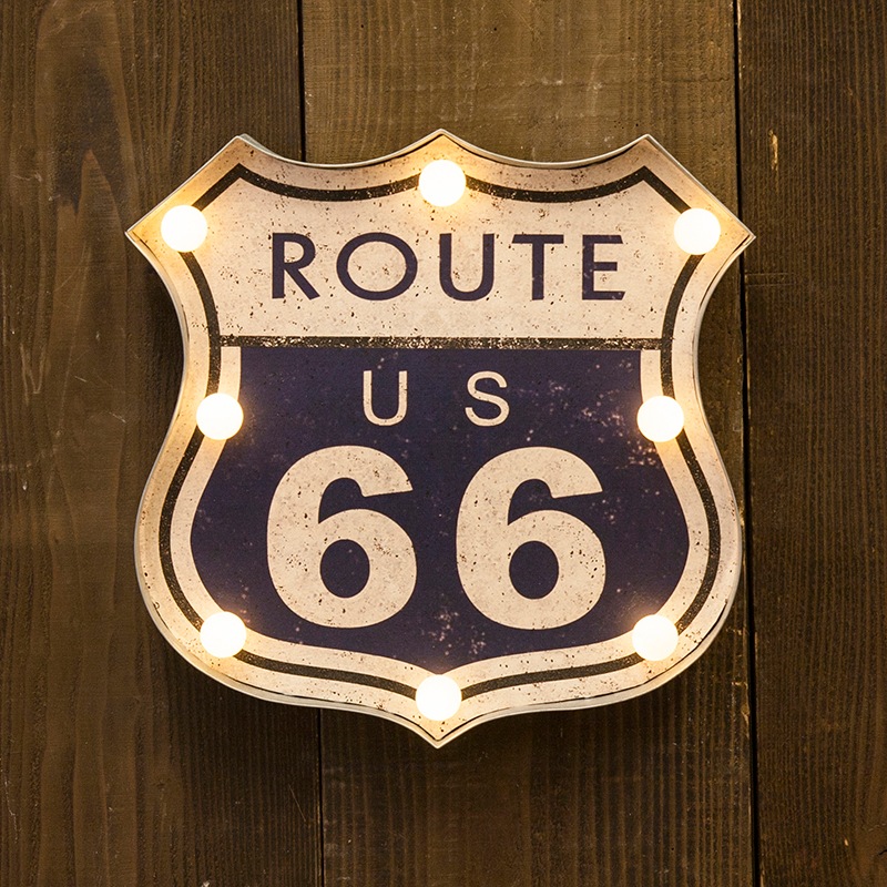 ����ꥫ�󥯥饷�å� LED Sign��ROUTE US 66��