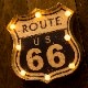 ����ꥫ�󥯥饷�å� LED Sign��ROUTE US 66��