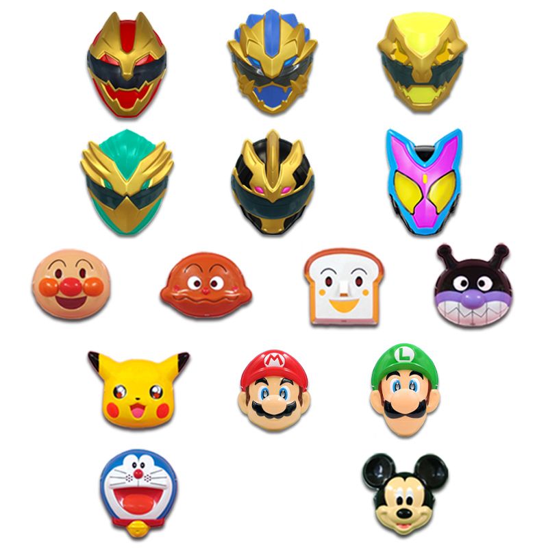 男の子向け キャラクターお面アソートセット 24枚 （Aグループ）
