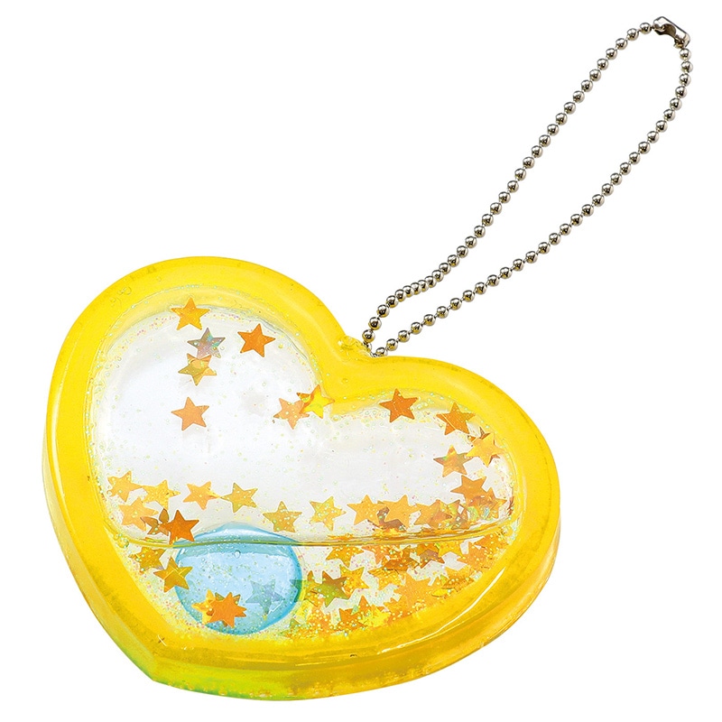 UVレジンクラフトキット ハートシェイカーキーホルダー 製作時間:約30分